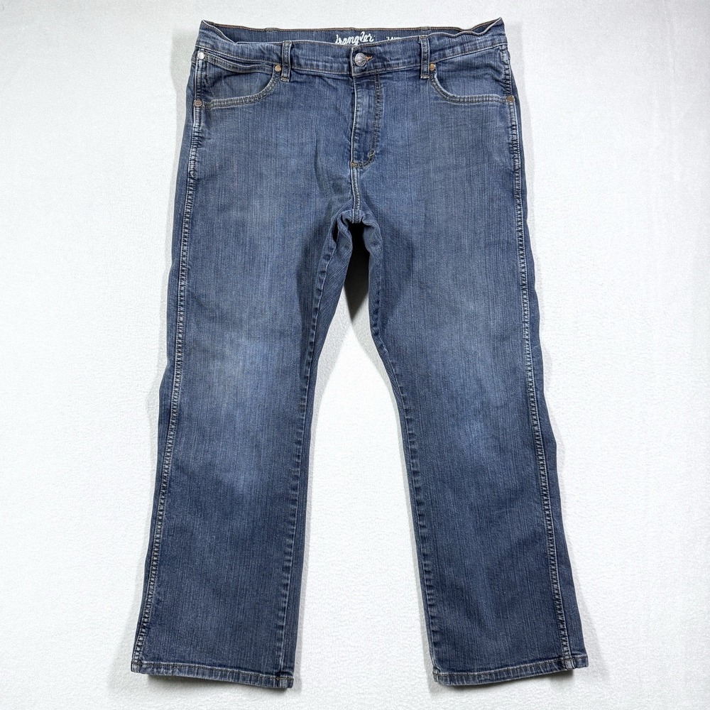 Wrangler Retro Jeans Men 36x28 Relaxed Fit Boot Bootcut Cowboy Western Rodeo